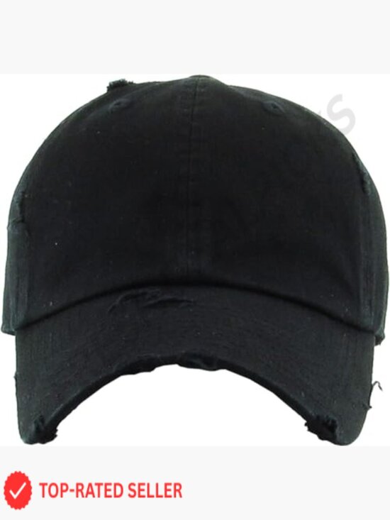 Vintage Washed Distressed Cotton Dad Hat Baseball Cap Adjustable Unisex Style main image 7